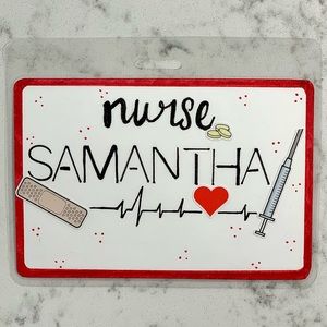 Badge Buddy’s for lanyards, reels, etc.